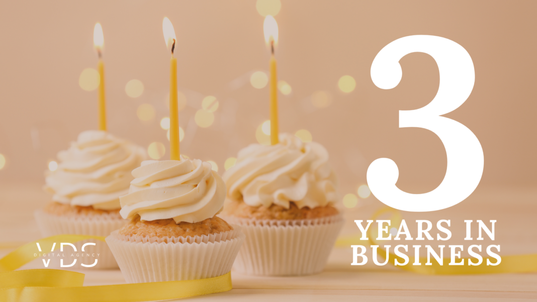 Celebrating Three Years of Innovation and Growth: VDS Digital Agency’s Journey