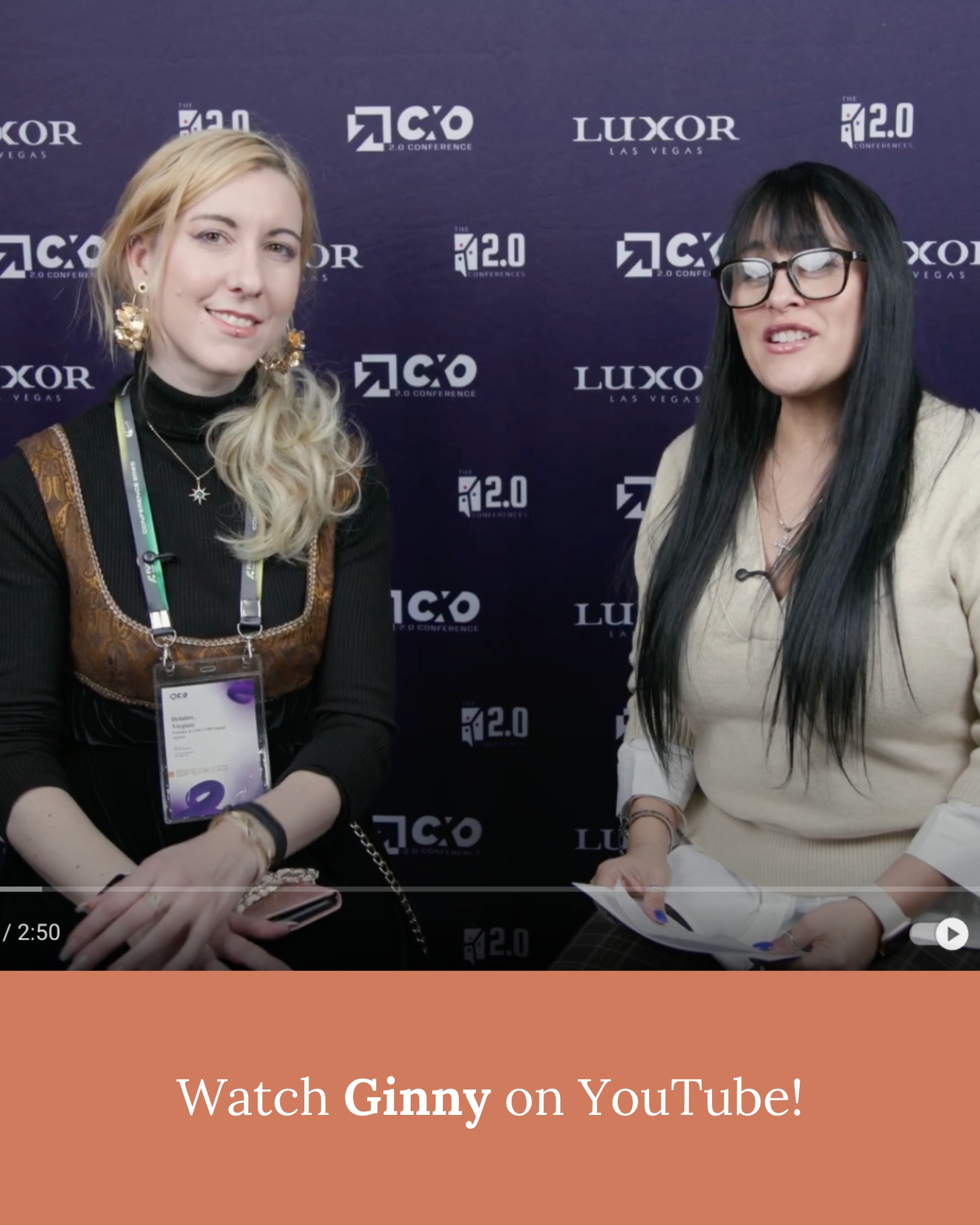 Watch Ginny on YouTube